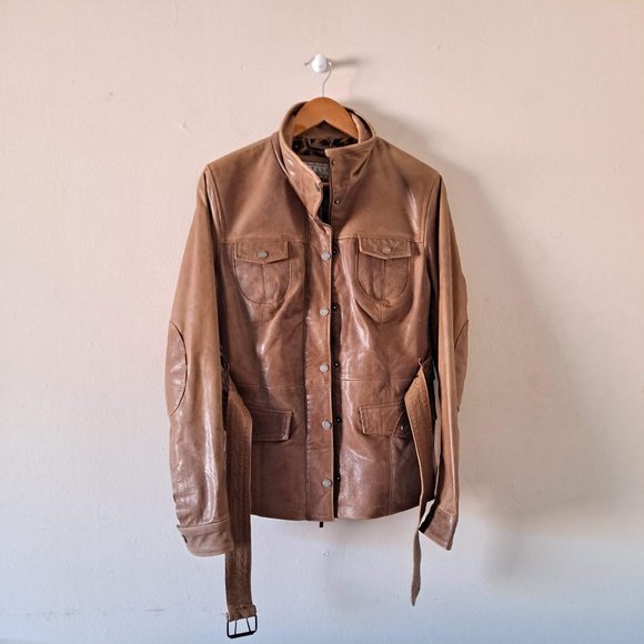Pelle Studio Brown 100% Leather Jacket - L - Picture 2 of 7